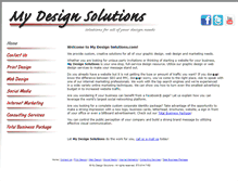 Tablet Screenshot of mydesignsolutions.com